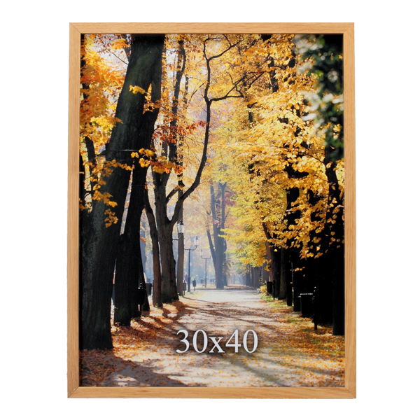 Ramka na zdjęcie 30x40 cm z litego drewna dębowego MEG