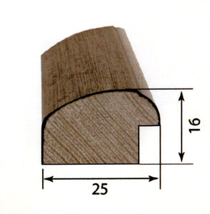 Drewniana ramka ramka 25Z na zdjęcie 15x21 cm - PhotoDECOR