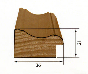 Ramka drewniana 21x30 cm - PhotoDECOR