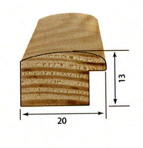 Prosta ramka drewniana D2B 10x15 cm - PhotoDECOR