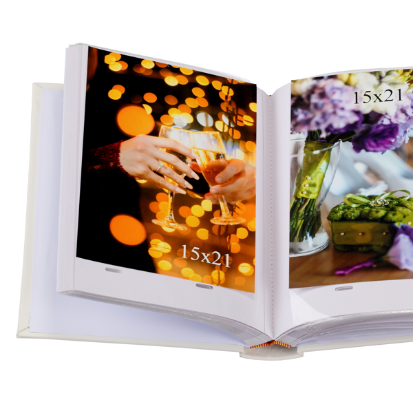 Album klasyczny WHITE 15x21 cm | 50 zdjęć