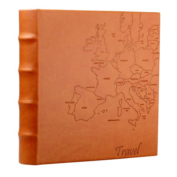 Podróżniczy album na zdjęcia 10x15 cm MAPA EUROPY | 200 zdjęć