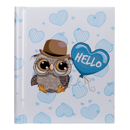 Dziecięcy album samoprzylepny SOWA HELLO | 40 stron