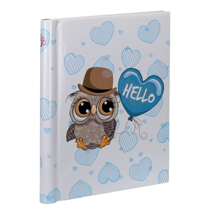 Dziecięcy album samoprzylepny SOWA HELLO | 40 stron