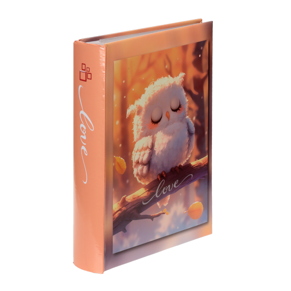 Album na zdjęcia 10x15 cm LOVE SOWA | 200 zdjęć