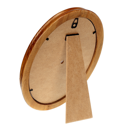 Owalna ramka drewniana 15x21 cm