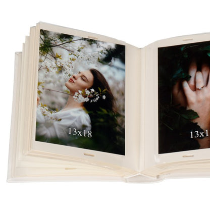 Biały album na zdjęcia 13x18 | 100 zdjęć