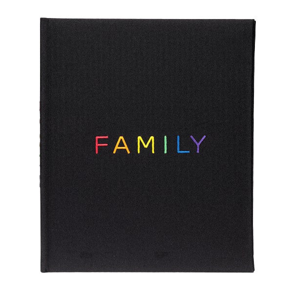 Album tradycyjny z pergaminem FAMILY | czarne strony | 40 stron
