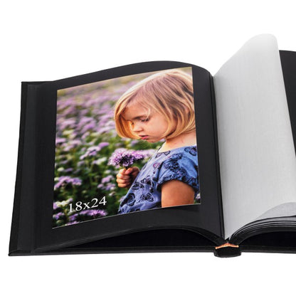 Album tradycyjny z pergaminem FAMILY | czarne strony | 40 stron