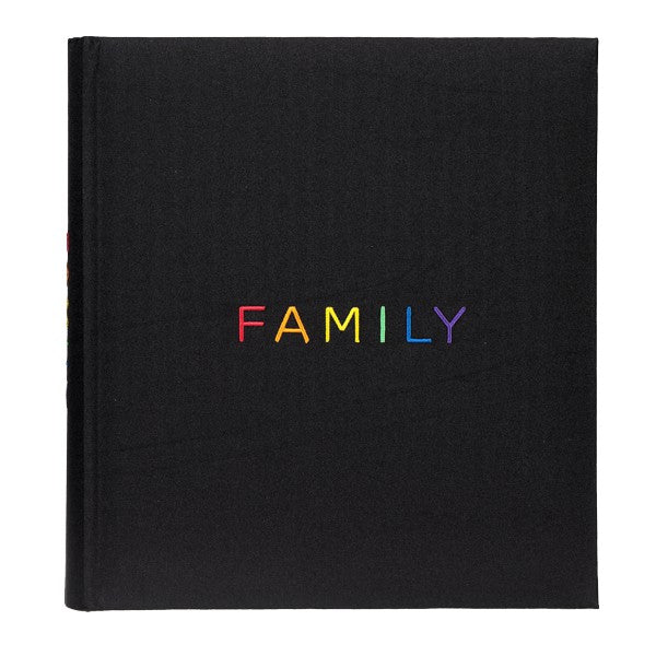 Album tradycyjny z pergaminem FAMILY | czarne strony | 100 stron