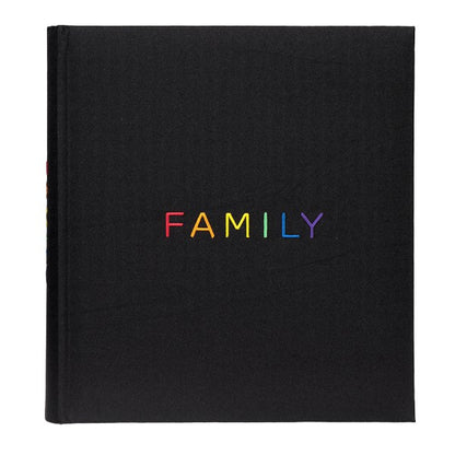 Album tradycyjny z pergaminem FAMILY | czarne strony | 100 stron