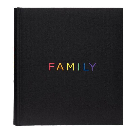 Album tradycyjny z pergaminem FAMILY | czarne strony | 100 stron