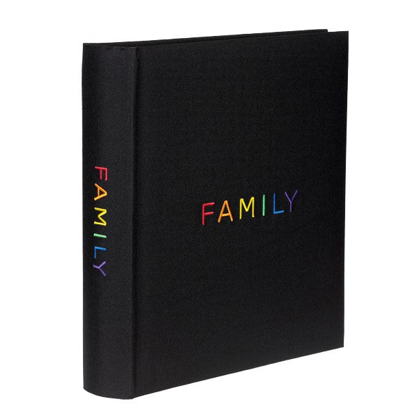 Album tradycyjny z pergaminem FAMILY | czarne strony | 100 stron