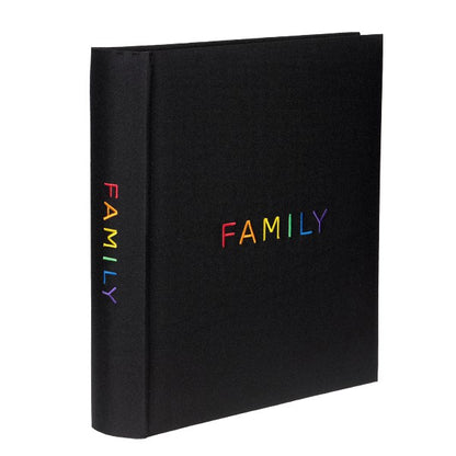 Album tradycyjny z pergaminem FAMILY | czarne strony | 100 stron