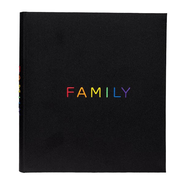 Album tradycyjny z pergaminem FAMILY | czarne strony | 60 stron