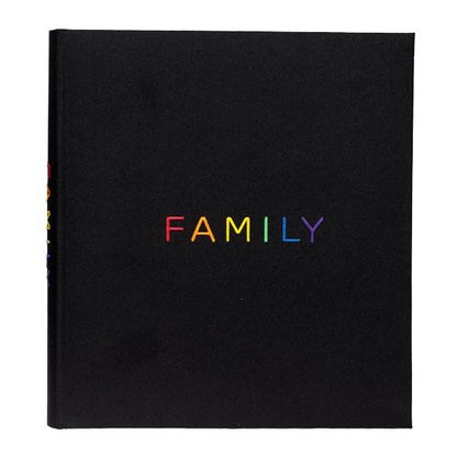 Album tradycyjny z pergaminem FAMILY | czarne strony | 60 stron