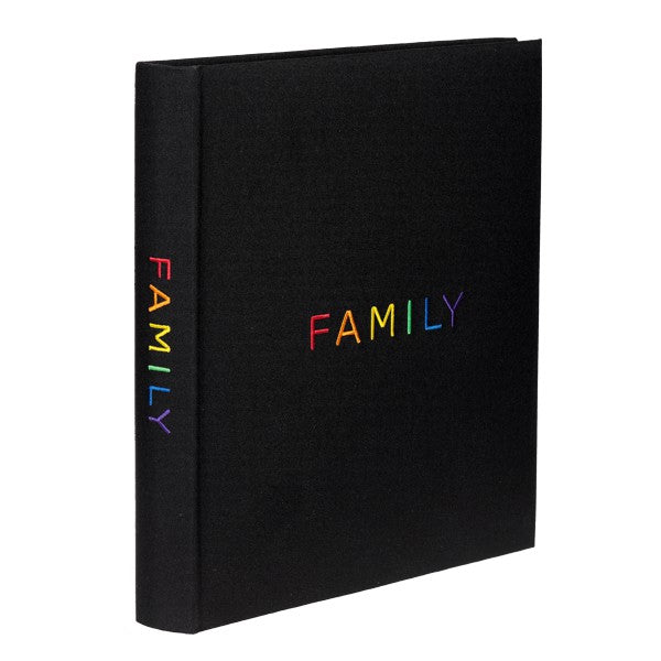 Album tradycyjny z pergaminem FAMILY | czarne strony | 60 stron