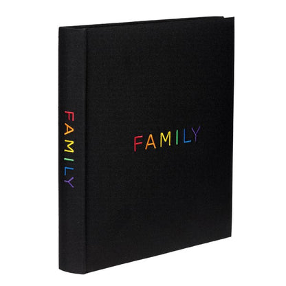 Album tradycyjny z pergaminem FAMILY | czarne strony | 60 stron