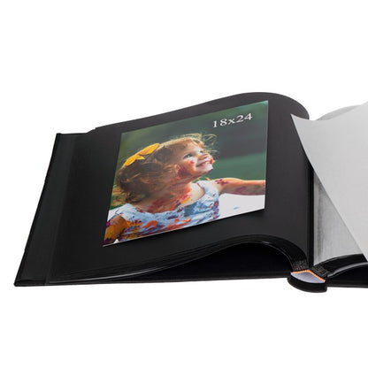 Album tradycyjny z pergaminem FAMILY | czarne strony | 60 stron