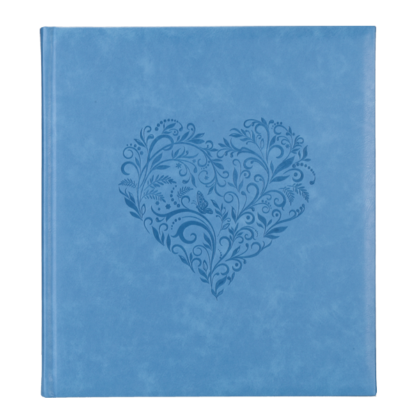 Album tradycyjny z pergaminem SERCE | kremowe strony | 60 stron