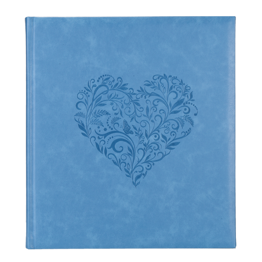 Album tradycyjny z pergaminem SERCE | kremowe strony | 60 stron