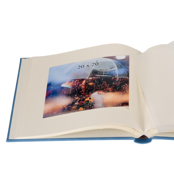 Album tradycyjny z pergaminem SERCE | kremowe strony | 60 stron