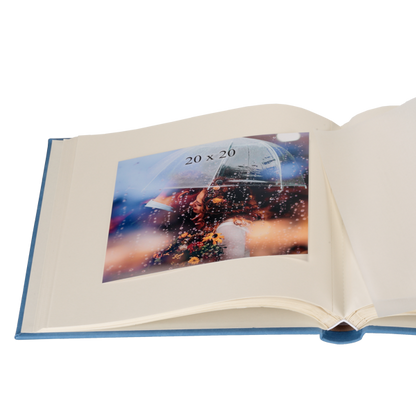 Album tradycyjny z pergaminem SERCE | kremowe strony | 60 stron