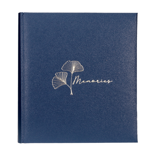 Album tradycyjny z pergaminem ZŁOTY LIŚĆ | kremowe strony | 100 stron