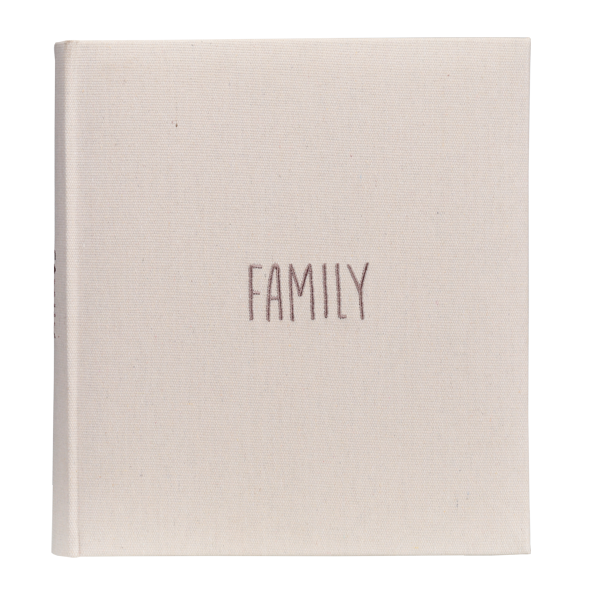 Album tradycyjny z pergaminem FAMILY | czarne strony | 100 stron