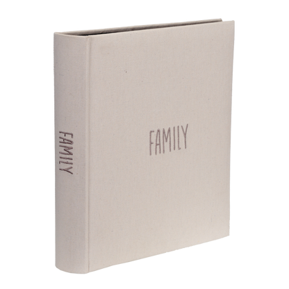 Album tradycyjny z pergaminem FAMILY | czarne strony | 100 stron