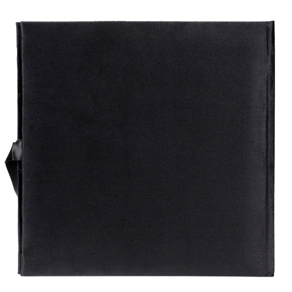 Tradycyjny album z pergaminem VELVET | czarne strony | 40 stron