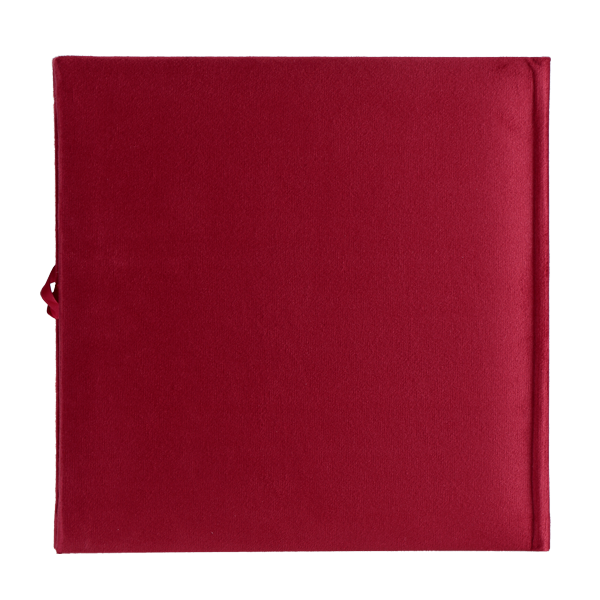Tradycyjny album z pergaminem VELVET | czarne strony | 40 stron