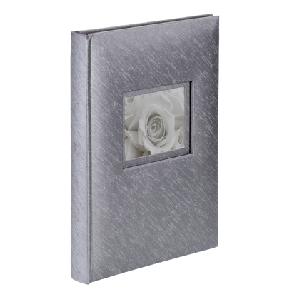 Srebrny album LOVE na 50 zdjęć 15x21 cm