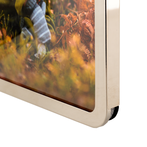 Podwójna ramka metalowa z zaokrąglonymi rogami na zdjęcia 10x15