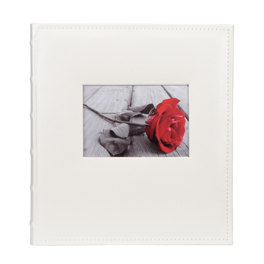 Album tradycyjny z pergaminem WHITE | 60 stron | kremowe strony