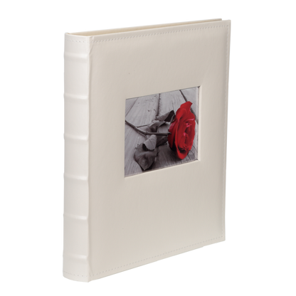Album tradycyjny z pergaminem WHITE | 60 stron | kremowe strony