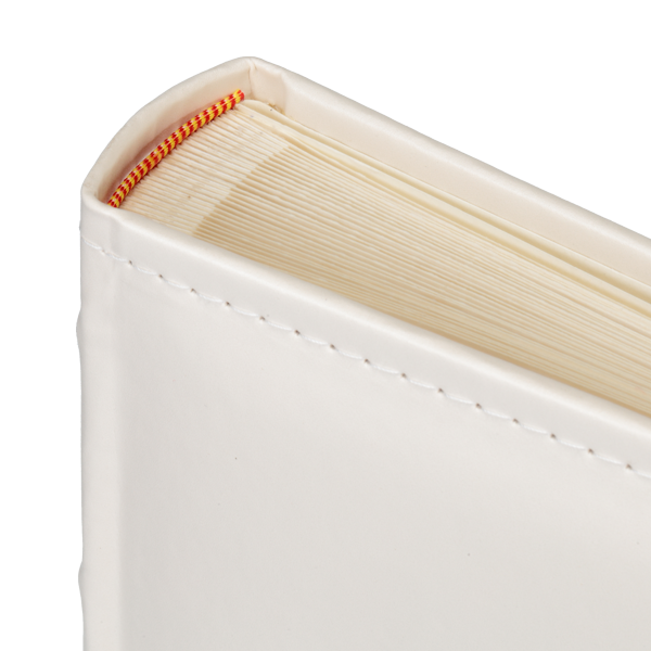 Album tradycyjny z pergaminem WHITE | 60 stron | kremowe strony