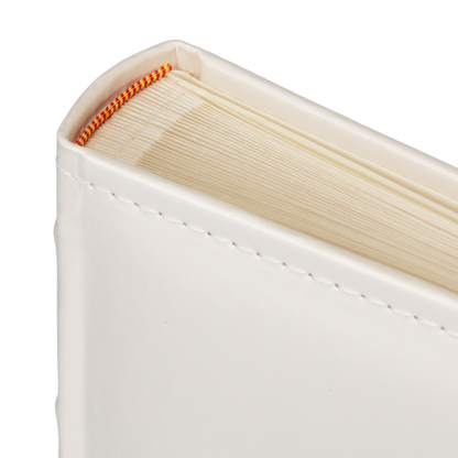 Album tradycyjny z pergaminem WHITE | 60 stron | kremowe strony