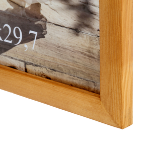 Drewniana ramka ręcznie zdobiona 21x29,7 cm (A4)