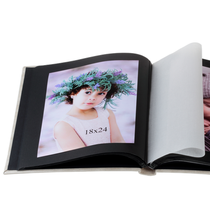 Album tradycyjny z pergaminem DELIKATNY BROKAT | 40 stron - PhotoDECOR