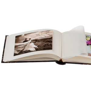 Album panoramiczny z pergaminem | kremowe strony | 60 stron