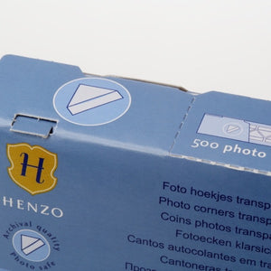 Transparentne fotonarożniki Henzo - 500 sztuk - PhotoDECOR - Oprawiamy Wspomnienia