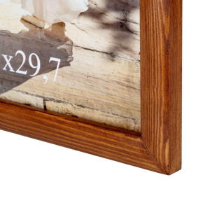 Ramka drewniana ręcznie zdobiona A4 (21x29.7)