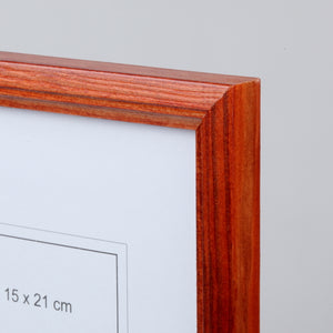 Brązowa ramka drewniana 15x21 cm - PhotoDECOR - Oprawiamy Wspomnienia