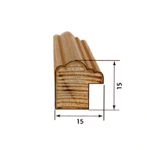 Srebrno-złota ramka drewniana na zdjęcie 13x18 cm - PhotoDECOR