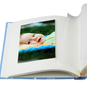 Album dziecięcy tradycyjny z pergaminem w serduszka | białe strony | 60 stron