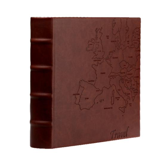 Podróżniczy album na zdjęcia 10x15 cm MAPA EUROPY | 200 zdjęć