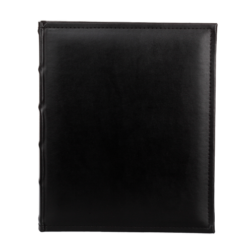Czarny album tradycyjny z pergaminem, z obszyciem | czarne strony | 40 stron