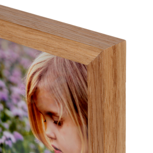 Ramka na trzy zdjęcia 10x15 cm z litego drewna dębowego MEG
