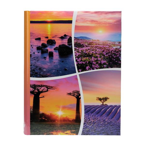6 x Album photo avec pochettes pour 200 photos 10x15cm SUNSET